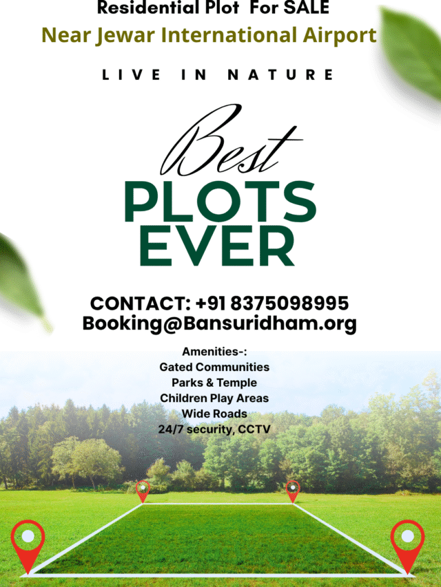 Is it good to invest in plot near  Jewar Airport? 9891936275
